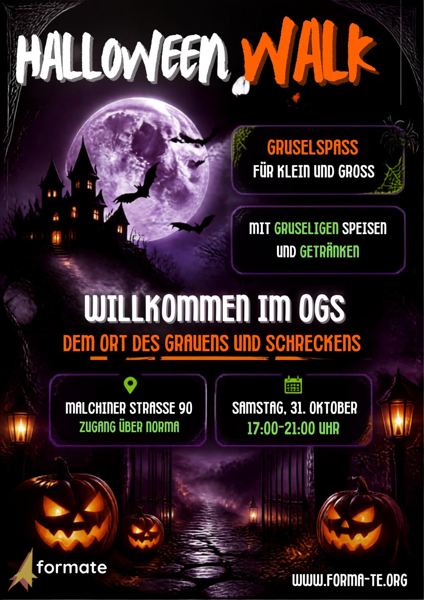 Halloweenwalk – Gruselspaß für Klein und Groß